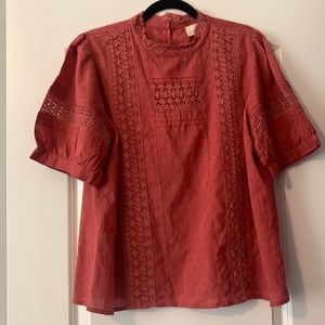 Universal thread women’s top XXL. Terra-cotta, Very cute sleeves, lightweight.